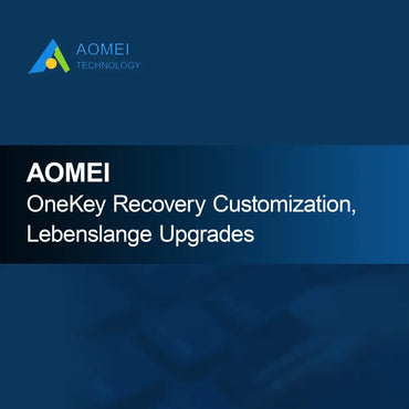 AOMEI OneKey Recovery Customization, Lifetime Upgrades