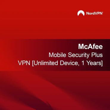 McAfee Mobile Security Plus VPN [Neomezená zařízení, 1 rok]